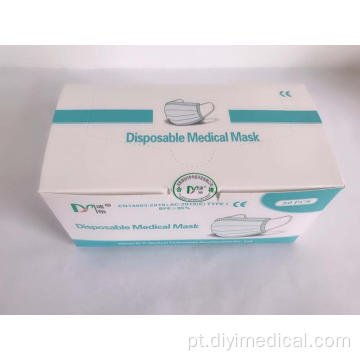 Máscaras faciais descartáveis ​​3ply ABF